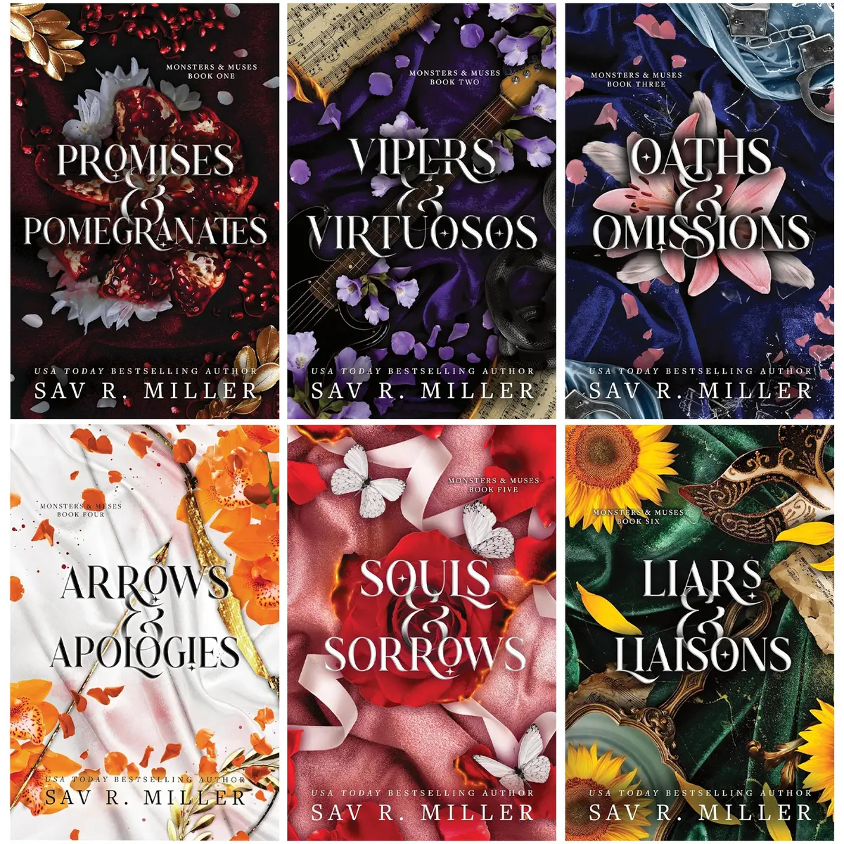 Monsters & Muses Series By Sav R. Miller 6 Books Deluxe Edition Collection Set - Fiction - Paperback 1