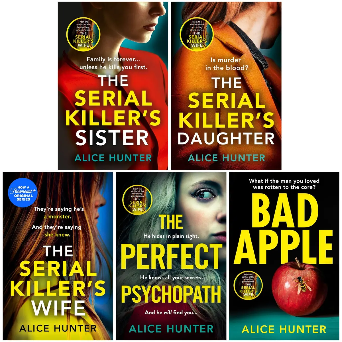 The Serial Killer Series By Alice Hunter 5 Books Collection Set - Fiction - Paperback 1