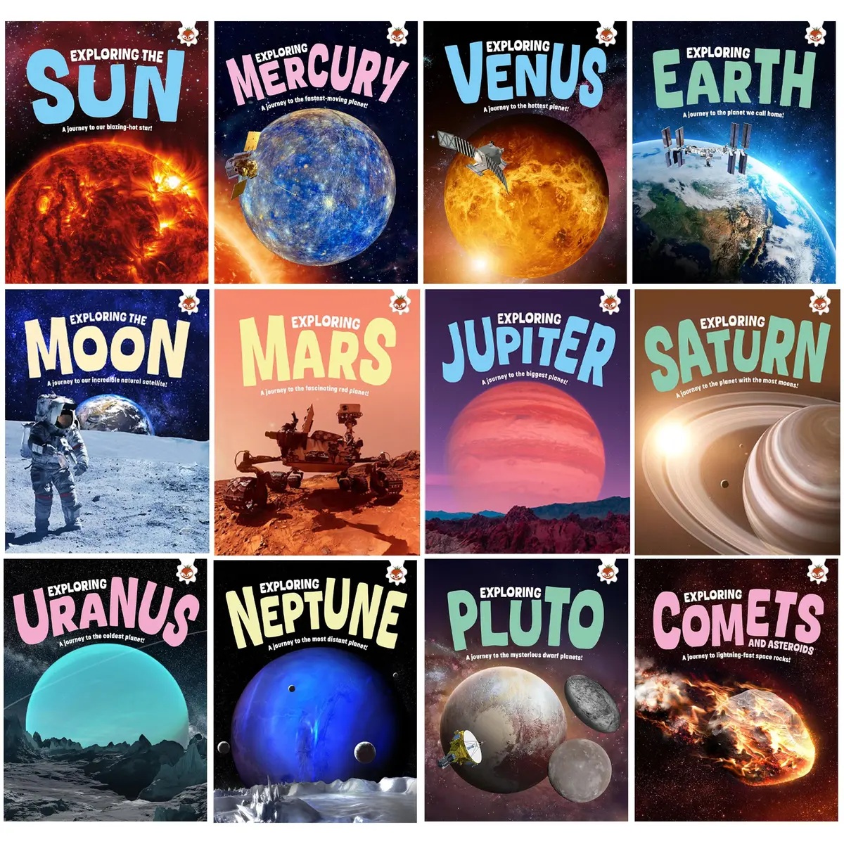 Exploring Our Solar System Series By Emily Kington & Rosie Rowntree 12 Books Collection Set - Ages 5+ - Paperback 1