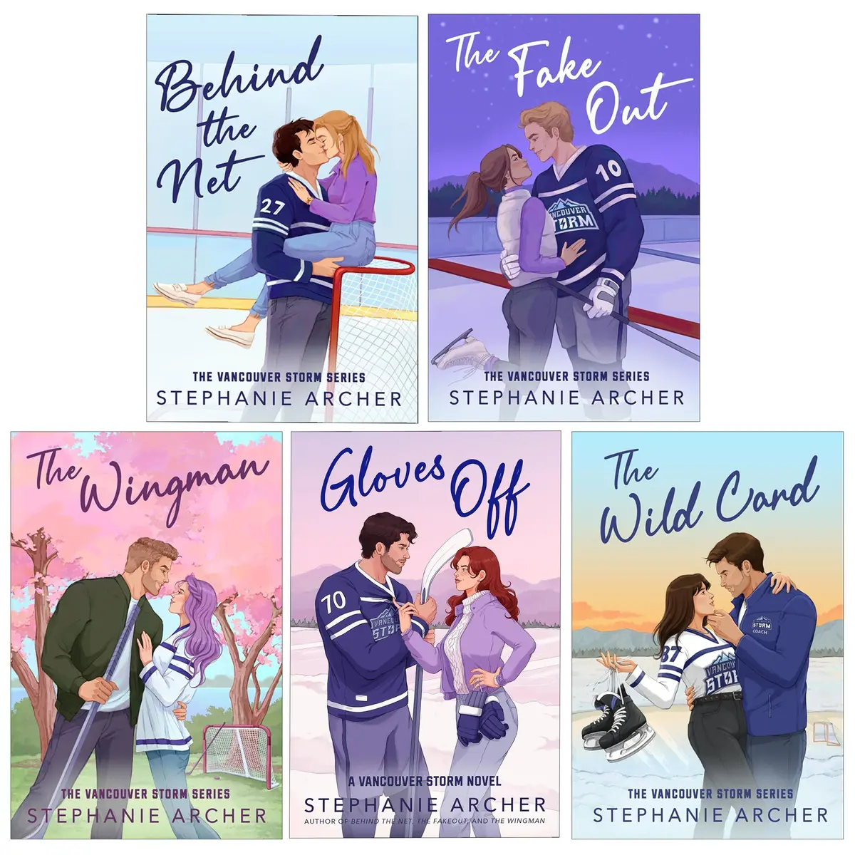 Vancouver Storm Series By Stephanie Archer 5 Books Collection Set - Fiction - Paperback 1