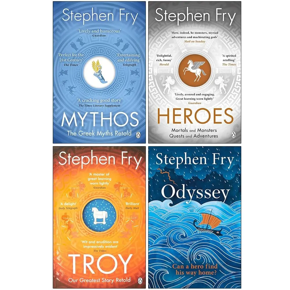 Greek Myths Series By Stephen Fry 4 Books Collection Set - Fiction - Paperback 1