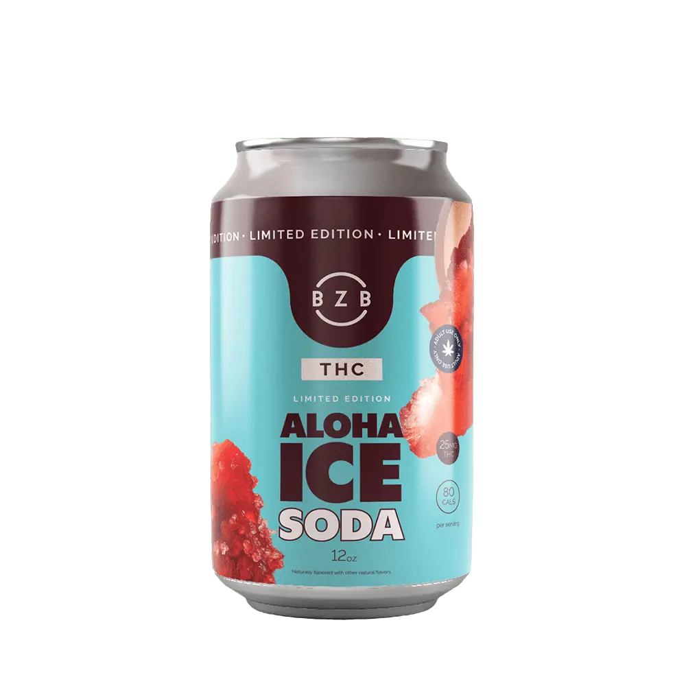 Aloha Ice 25Mg Thc Soda 4-Pack 1