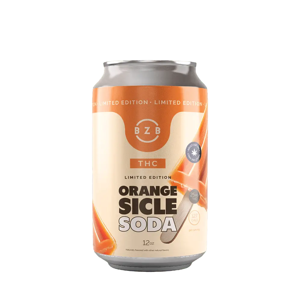 Orangesicle 25Mg Thc Soda 4-Pack 1