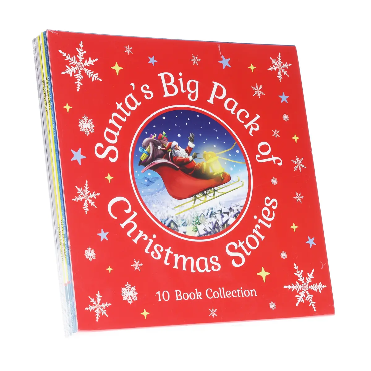 Santa's Big Pack Of Christmas Stories 10 Book Collection Set By Joshua George & Others - Ages 3-5 - Paperback 1