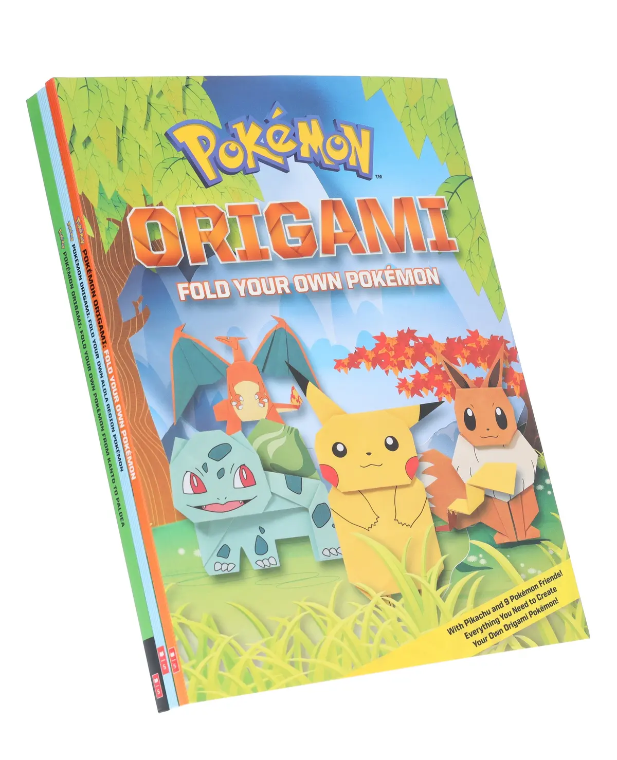 Pokemon Origami: Fold Your Own Pokemon 3 Activity Books Collection Set - Ages 7-9 - Paperback 1