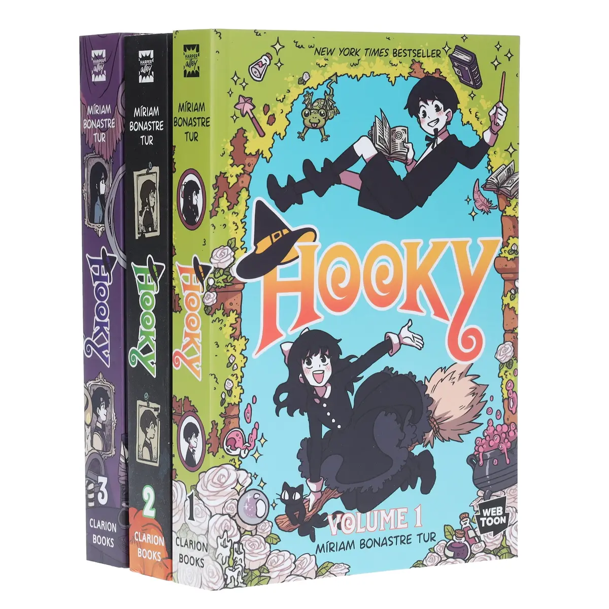 Hooky (Vol 1-3) Graphic Novel Series By Míriam Bonastre Tur 3 Books Collection Set - Ages 8-12 - Paperback 1
