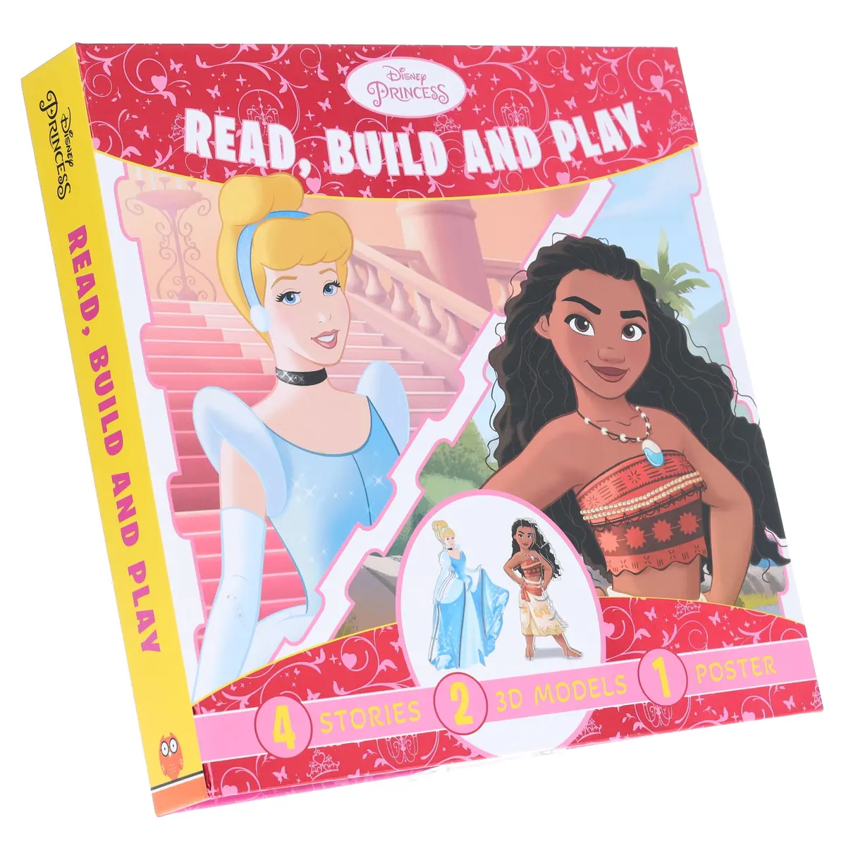 Disney Princess: Read, Build And Play Book By Walt Disney - Ages 3 + - Paperback 1