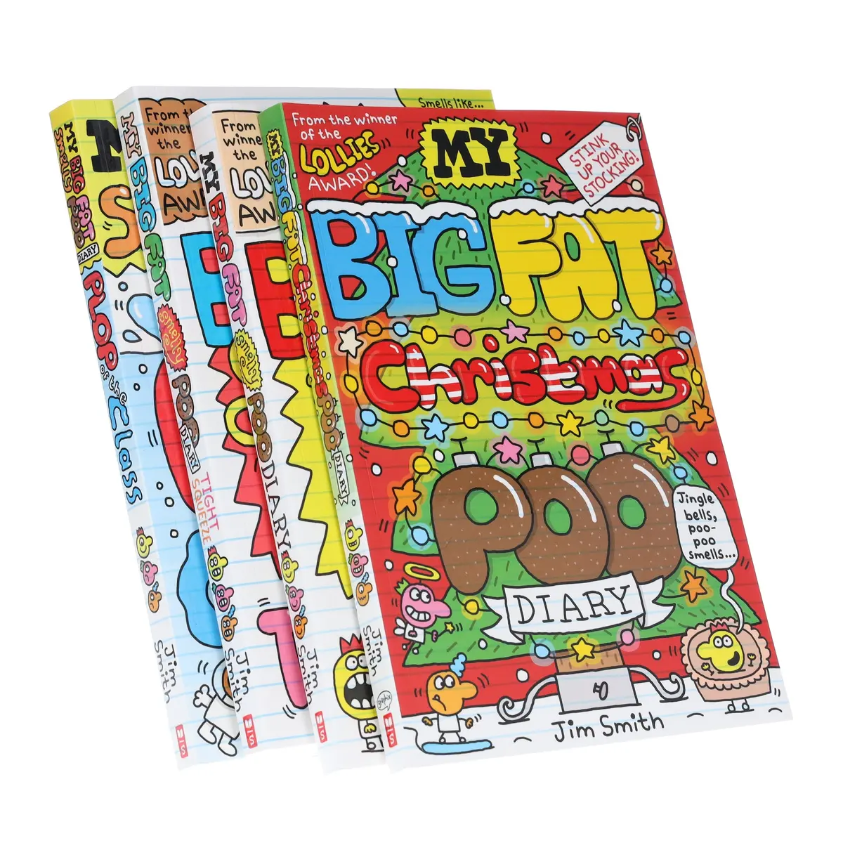 My Big Fat Smelly Poo Diary By Jim Smith 4 Full-Colour Graphic Novels Collection Set - Ages 7-12 - Paperback 1