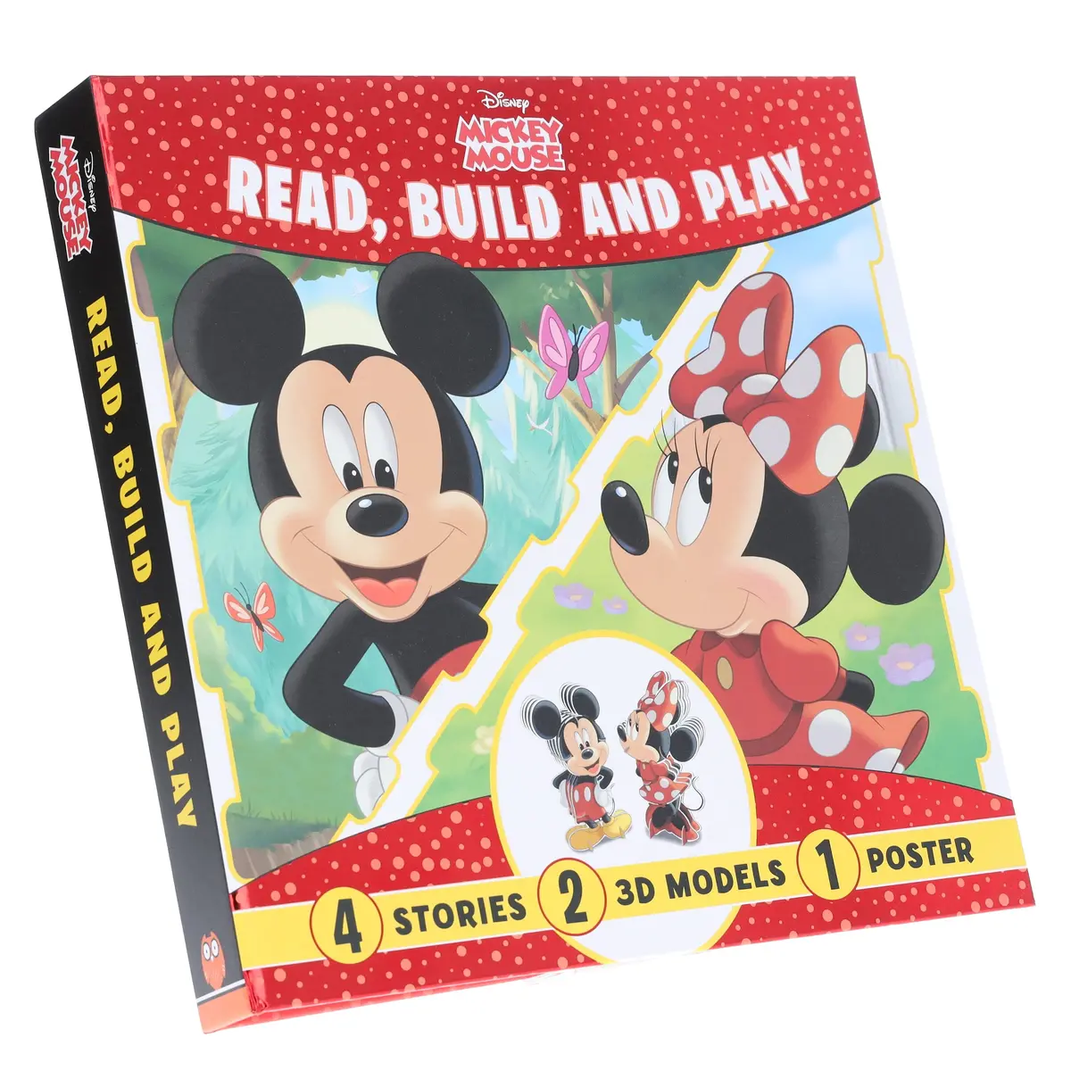 Disney Mickey Mouse: Read, Build And Play Book By Walt Disney - Ages 3+ - Paperback 1