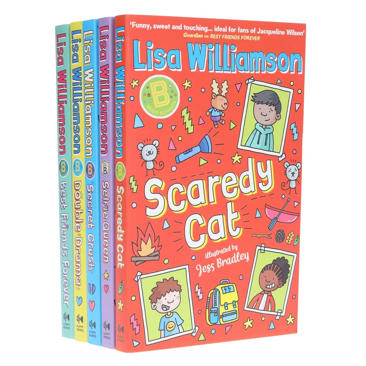 Bigg School Series By Lisa Williamson Illustrated 5 Books Collection Set - Ages 9-12 - Paperback 1