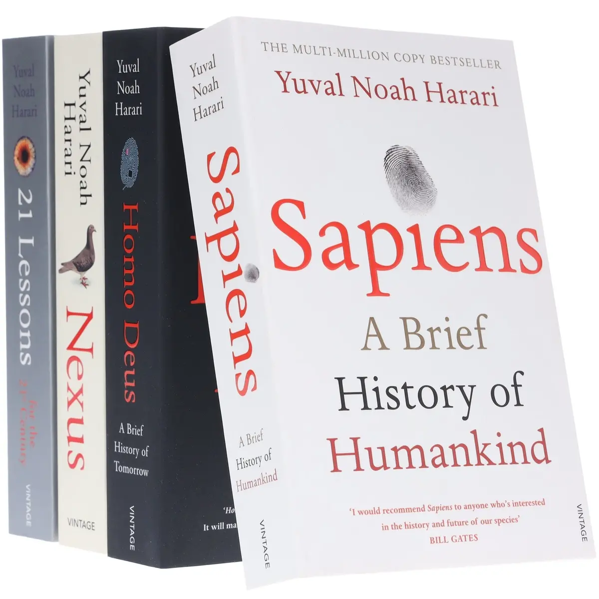 Yuval Noah Harari 4 Books Set Collection - Non-Fiction - Paperback 1