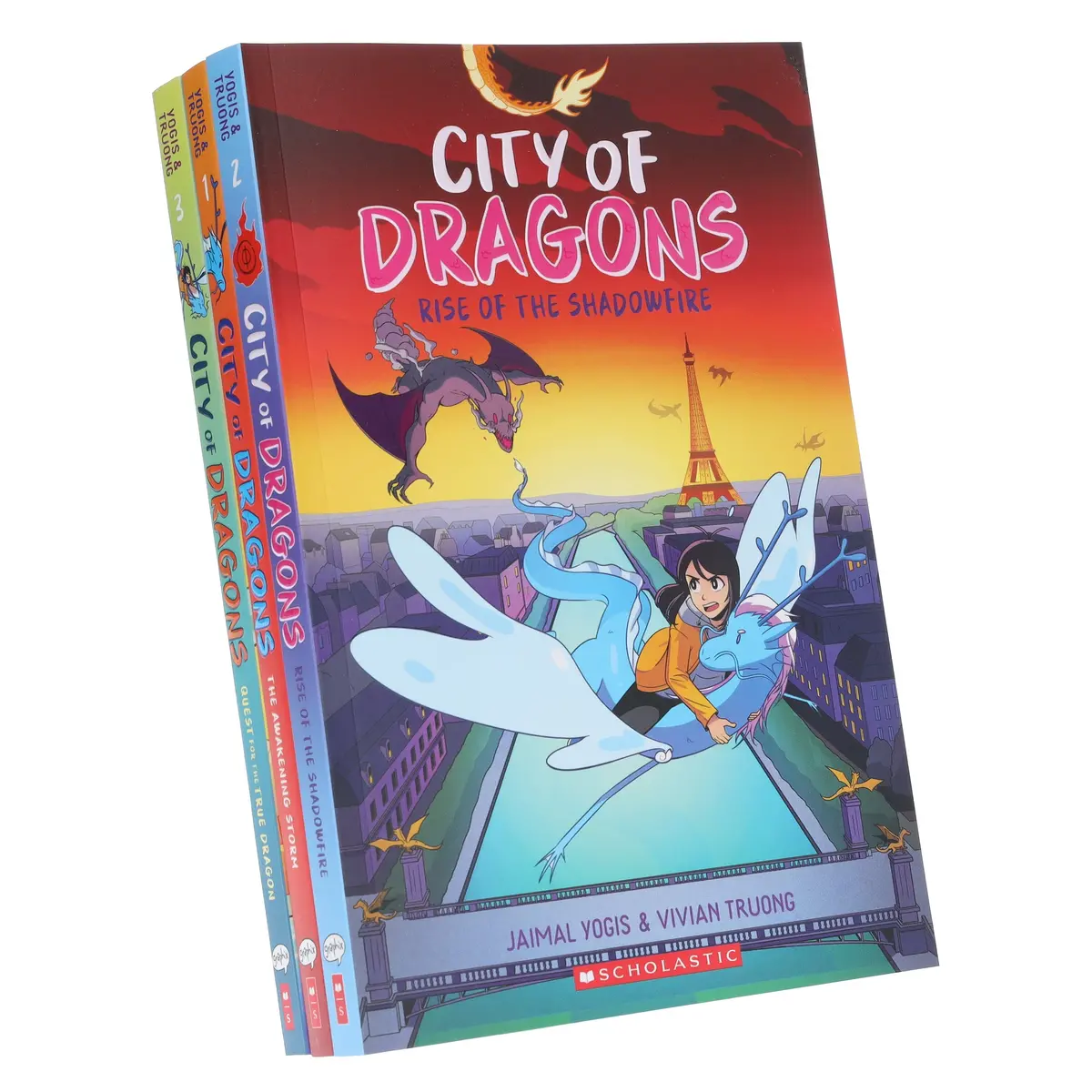 City Of Dragons By Jaimal Yogis & Vivian Truong 3 Graphic Novels Collection Set - Ages 8-12 - Paperback 1