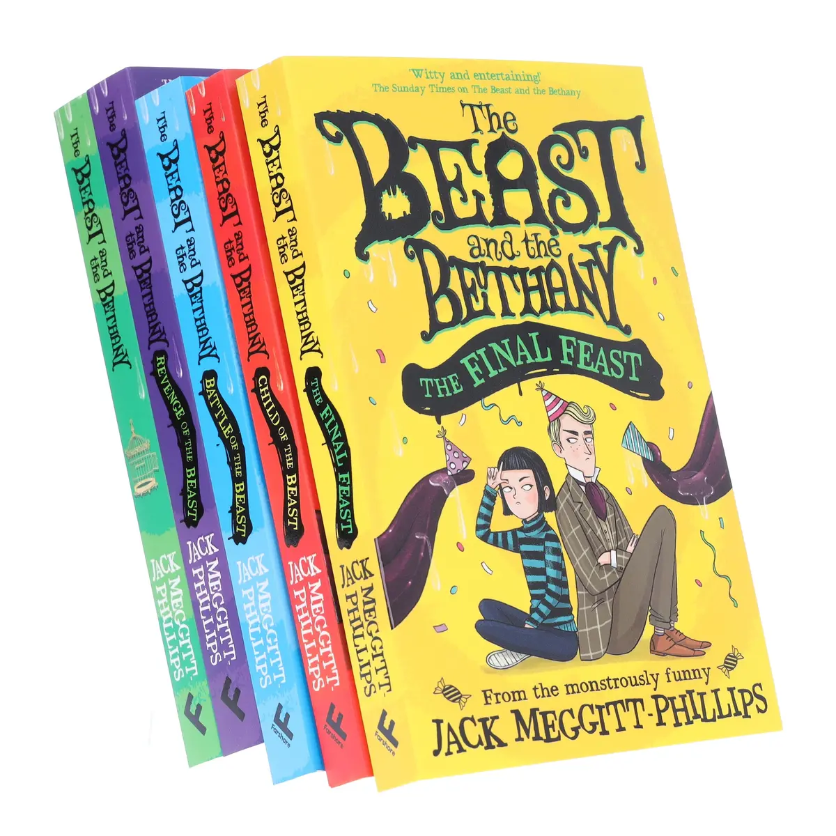 The Beast And The Bethany Series By Jack Meggitt-Phillips Illustrated 5 Books Collection Set - Ages 8+ - Paperback 1