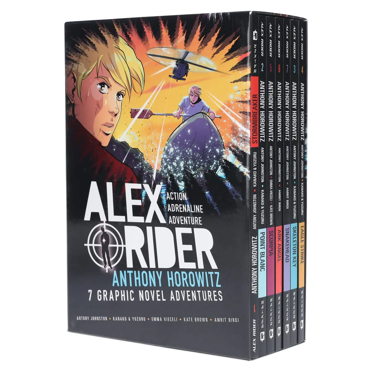 Alex Rider By Anthony Horowitz 7 Graphic Novel Adventures Box Set - Ages 8-16 - Paperback 1