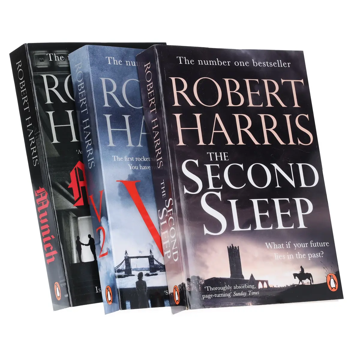 Robert Harris Collection (Munich, The Second Sleep & V2) 3 Books Set - Fiction - Paperback 1