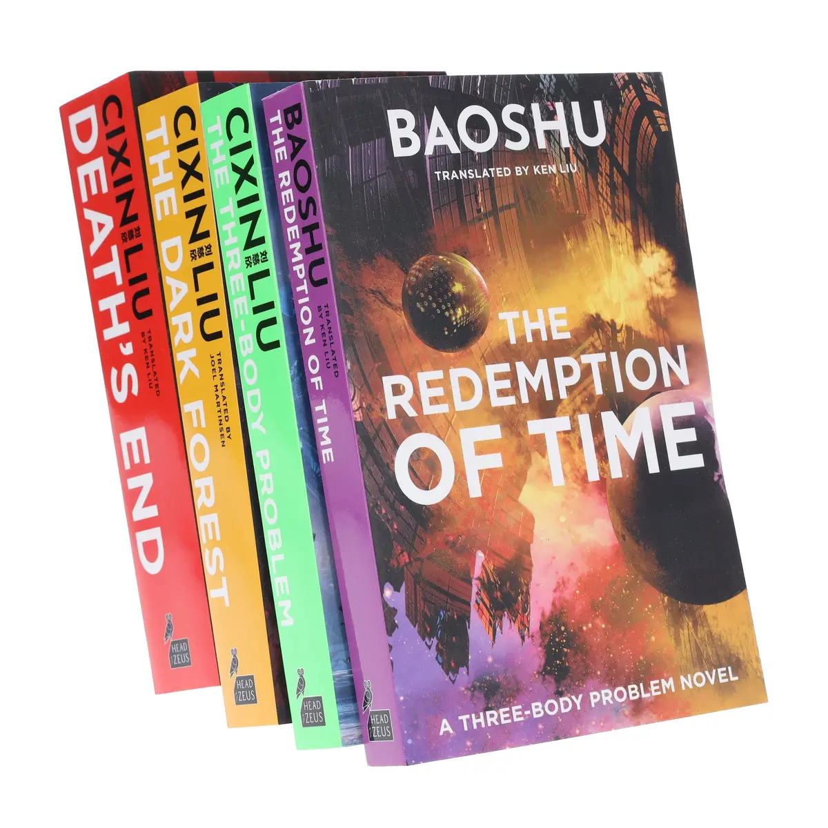 The Three-Body Problem Novels By Cixin Liu & Baoshu 4 Books Collection Set - Fiction - Paperback 1