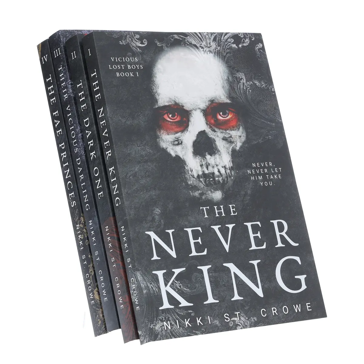 Vicious Lost Boys Series: A Peter Pan Dark Romance By Nikki St. Crowe 4 Books Collection Set - Fiction - Paperback 1