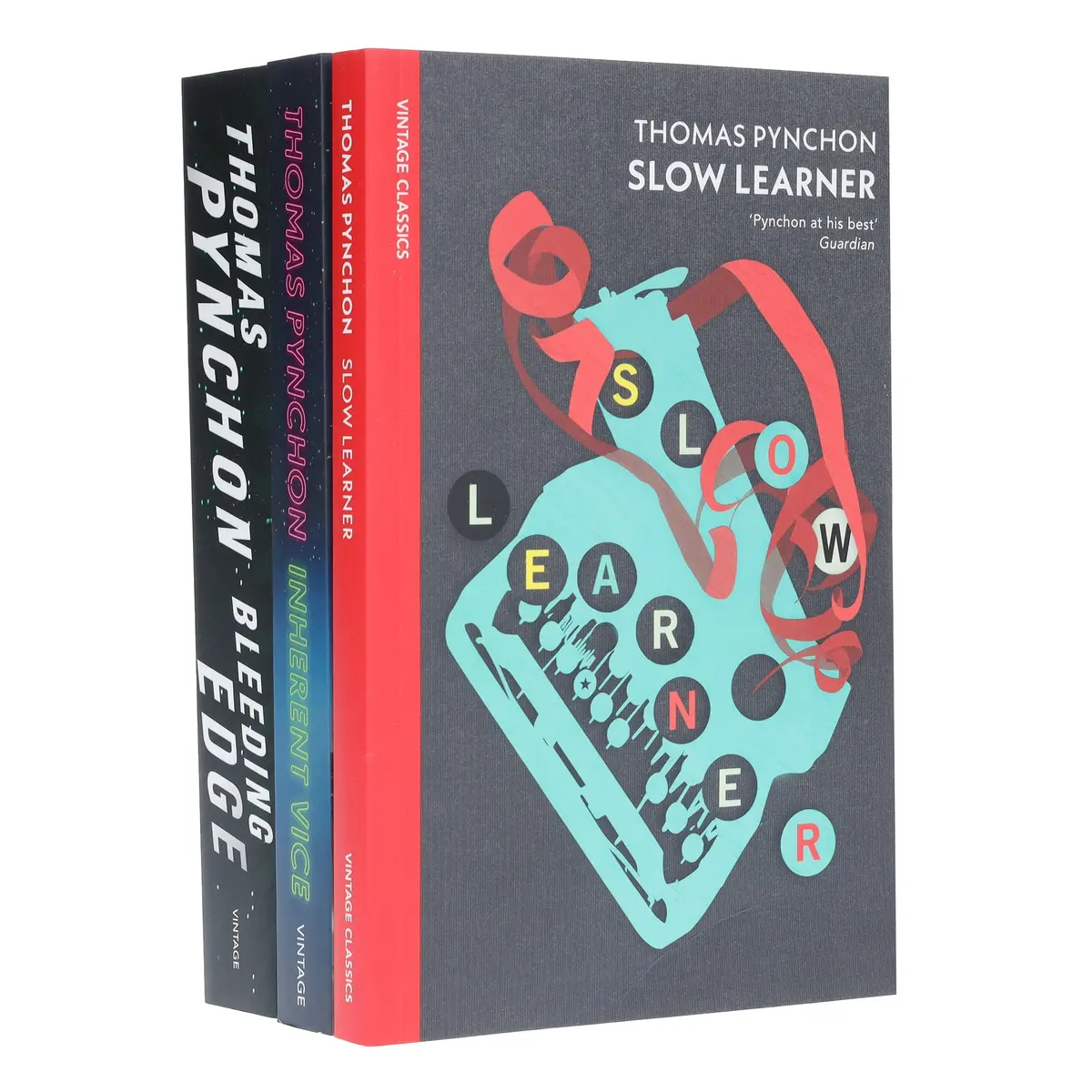 Thomas Pynchon Collection (Slow Learner, Inherent Vice & Bleeding Edge) 3 Books Set - Fiction - Paperback 1