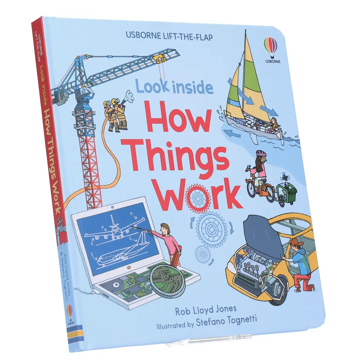Usborne Lift-The-Flap Look Inside How Things Work By Rob Lloyd Jones - Ages 5+ - Board Book 1