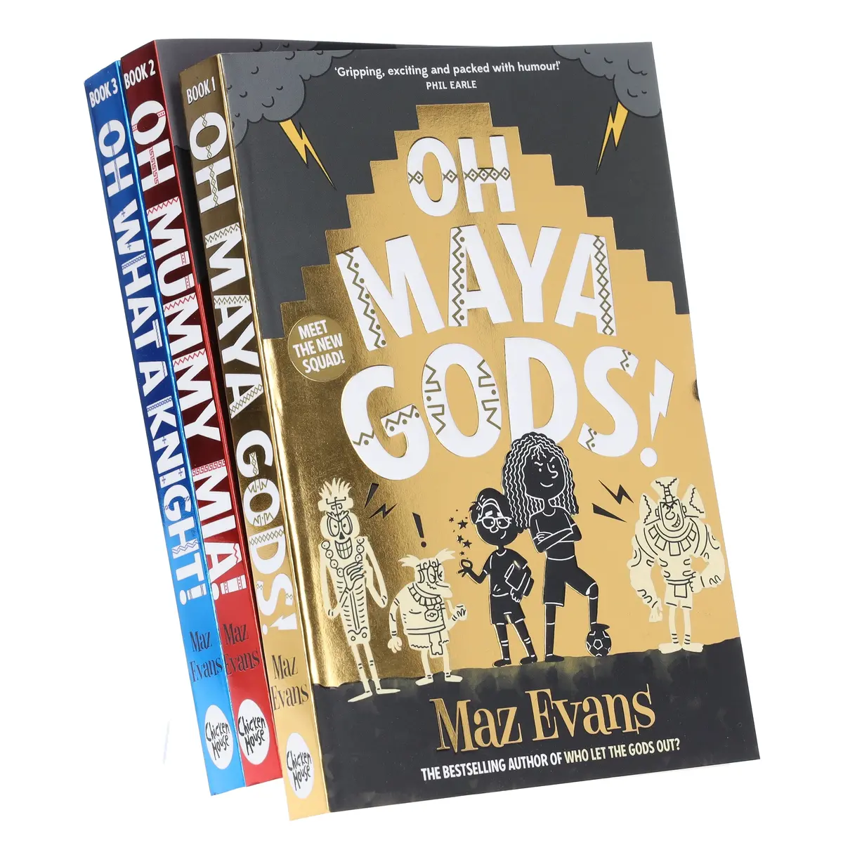Gods Squad Series By Maz Evans 3 Books Collection Set - Ages 9-11 - Paperback 1