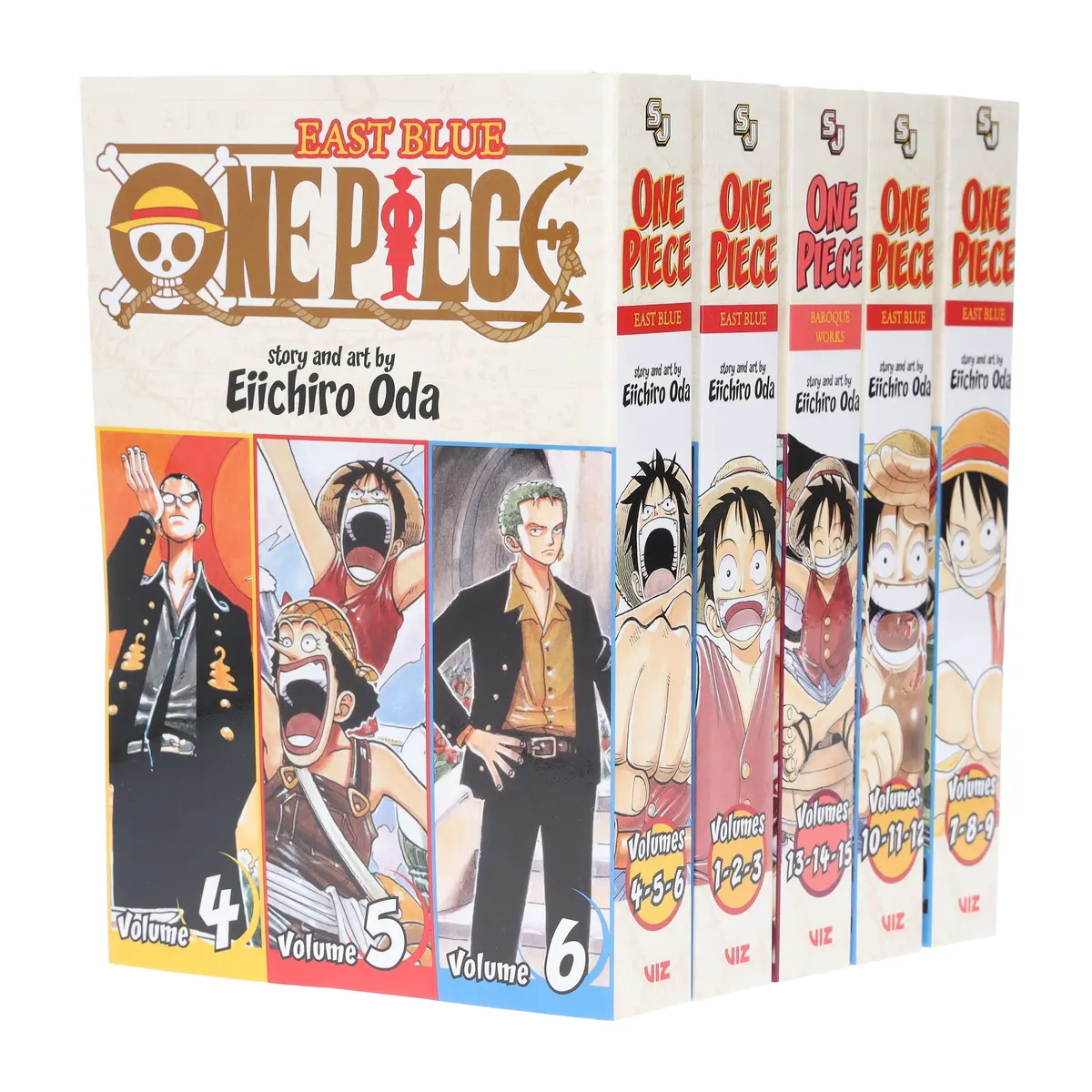 One Piece (Omnibus 3-In-1 Edition) (Volume 1-15) By Eiichiro Oda 5 Books Collection Set - Ages 14+ - Paperback 1