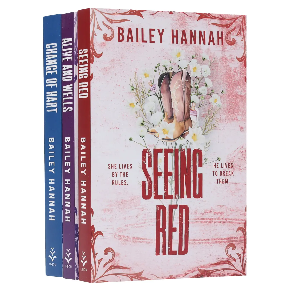 Wells Ranch Series By Bailey Hannah 3 Books Collection Set - Fiction - Paperback 1