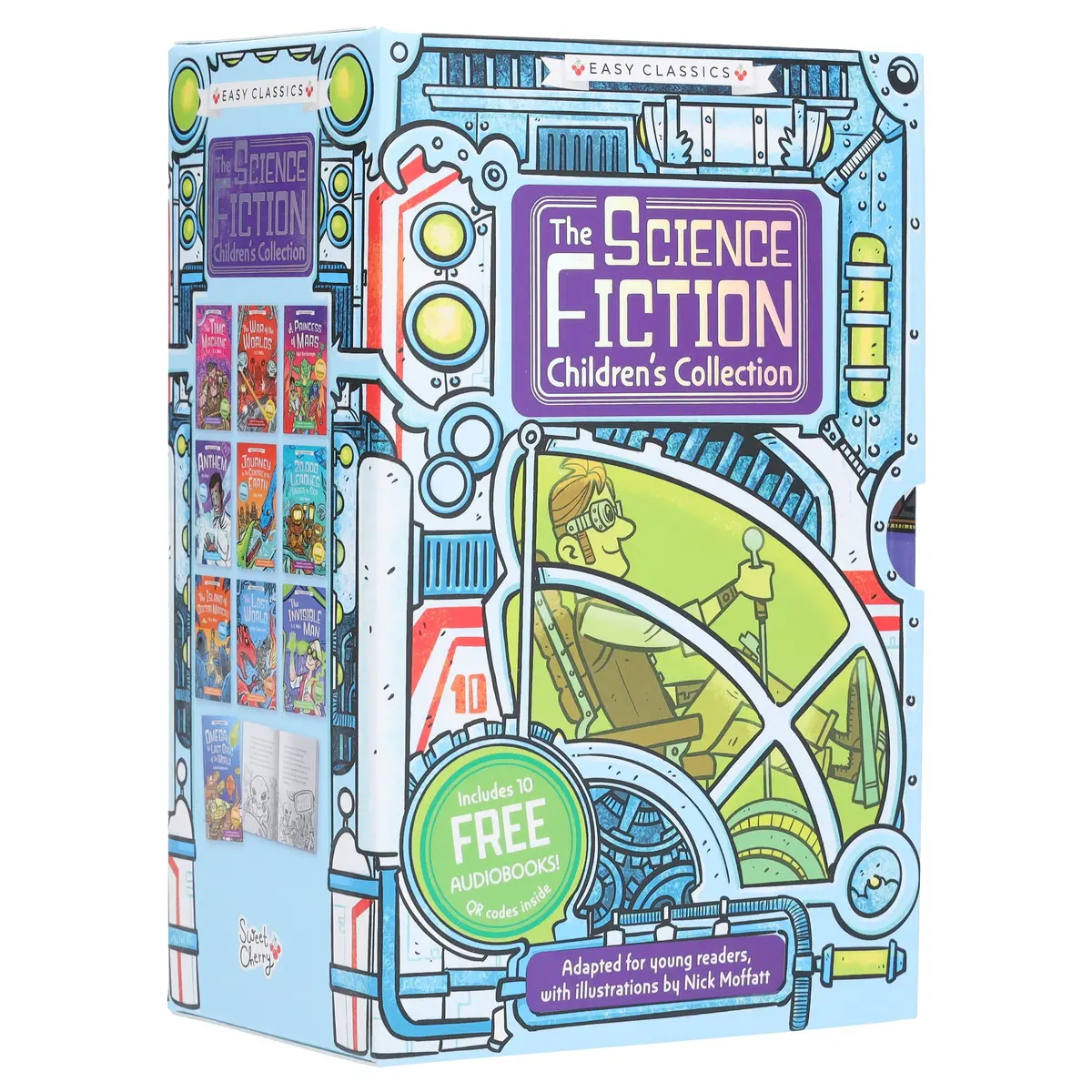 The Science Fiction Children's Classics Collection Illustrated 10 Book Box Set - Ages 7-9 - Paperback 1