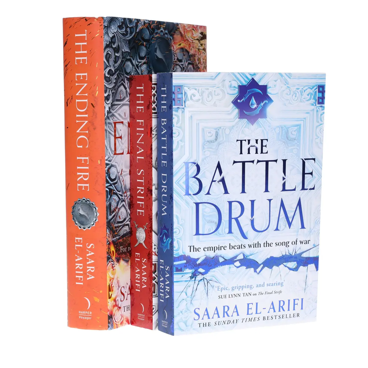 Damaged - The Ending Fire Series By Saara El-Arifi 3 Books Complete Collection Set - Fiction - Paperback/Hardback - T 37 1