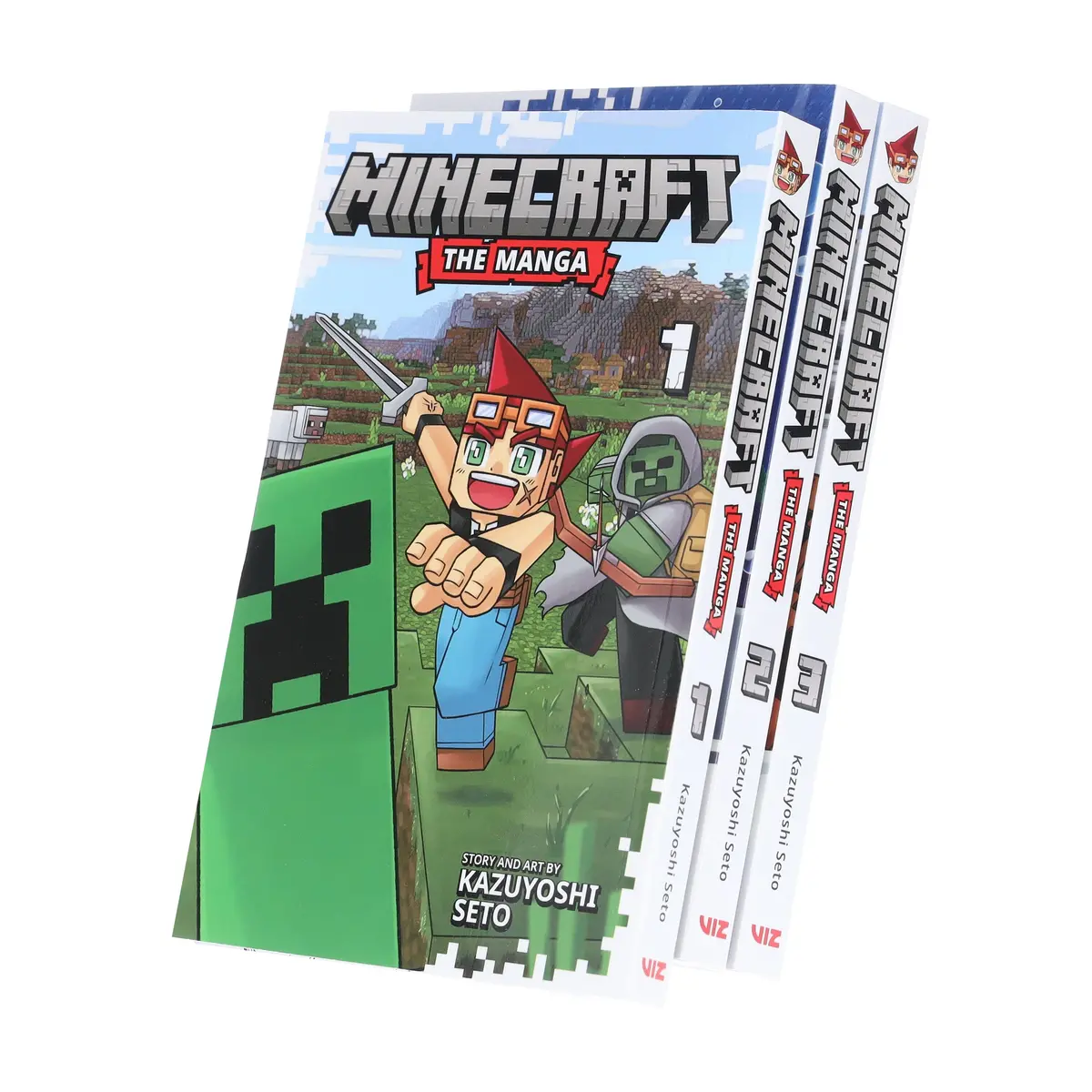Minecraft: The Manga (Volume 1-3) By Kazuyoshi Seto 3 Books Collection Set - Ages 7-12 - Paperback 1