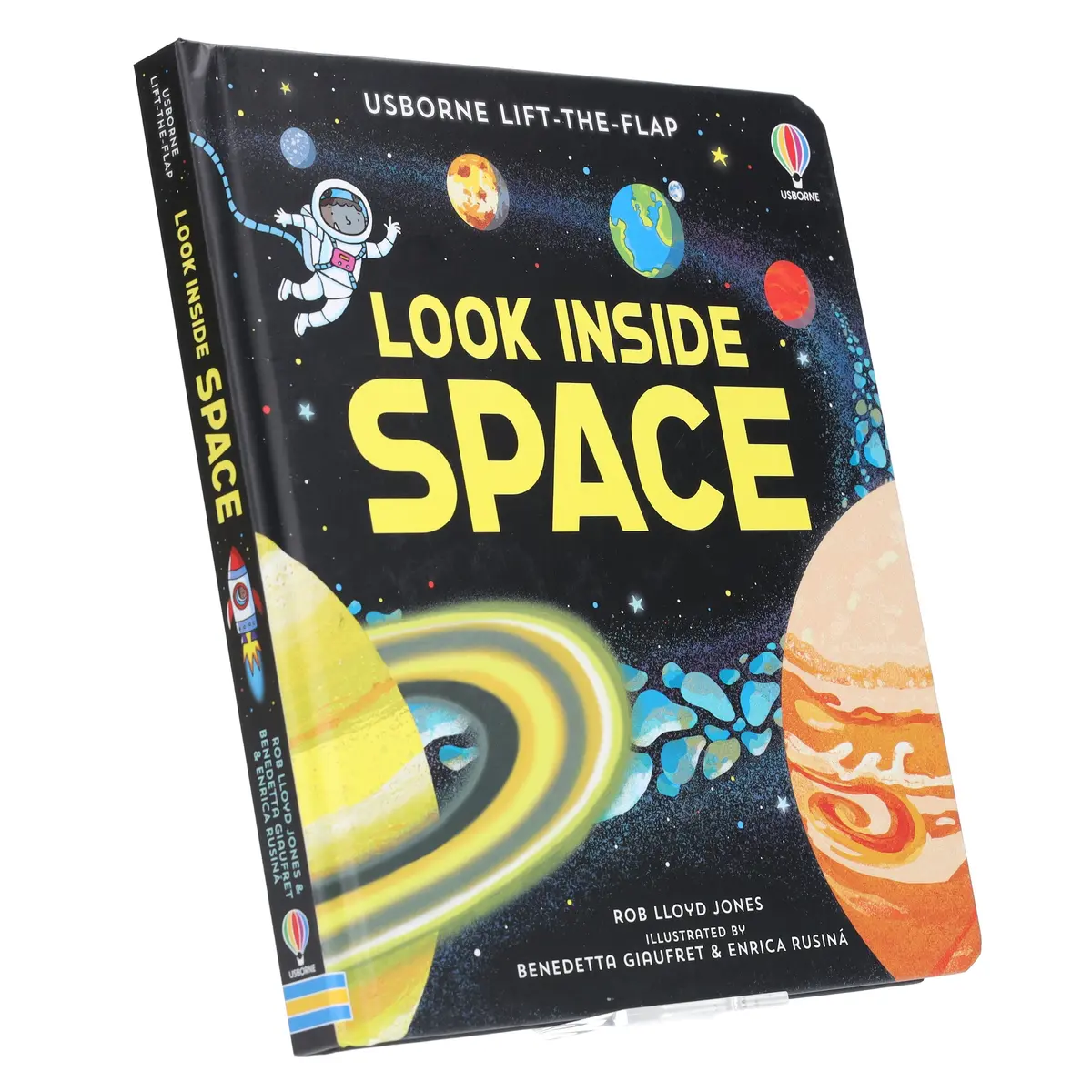 Usborne Lift-The-Flap Look Inside Space By Rob Lloyd Jones - Ages 5+ - Board Book 1