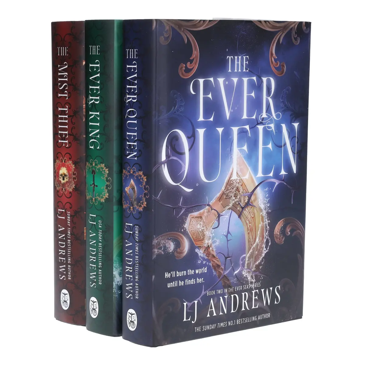 The Ever Seas Series By Lj Andrews 3 Books Collection Set - Fiction - Hardback 1