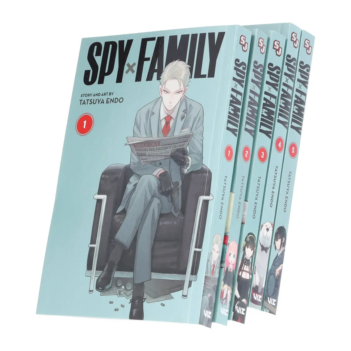 Spy X Family (Vol 1-5) By Tatsuya Endo 5 Books Collection Set - Manga - Paperback 1