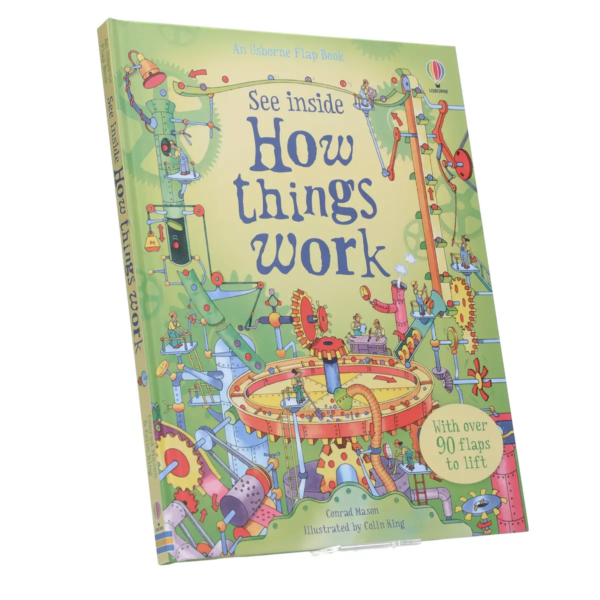 An Usborne Flap Book Series See Inside How Things Work By Conrad Mason - Ages 6+ - Board Book 1