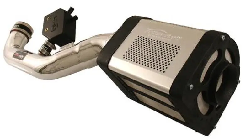 Injen Power Flow Cold Air Intake System – Wrinkle-Black 4-Inch Design With Mr Tech Enclosed Box For 2012 Ford F-150 V8 5.0L 1