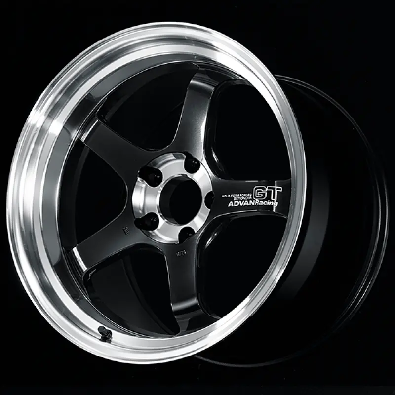 Advan Gt Beyond-R 18X9.5 Inch Alloy Wheel – Diamond-Cut Face With Dark Platinum Black Finish, +45 Offset, 5X100 Bolt Pattern, 63Mm Bore 1