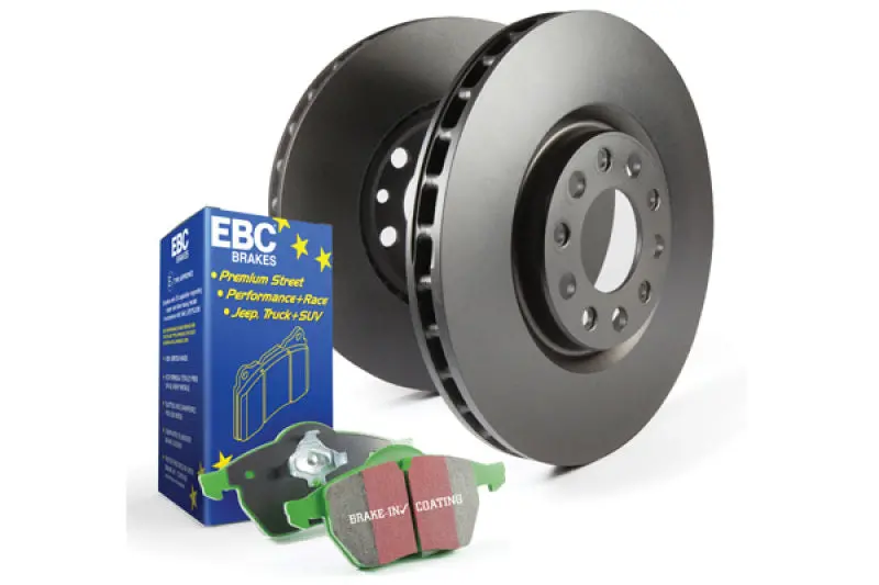 Ebc S14 Brake Kit – Greenstuff Performance Pads Paired With Rk Series Drilled & Slotted Rotors 1