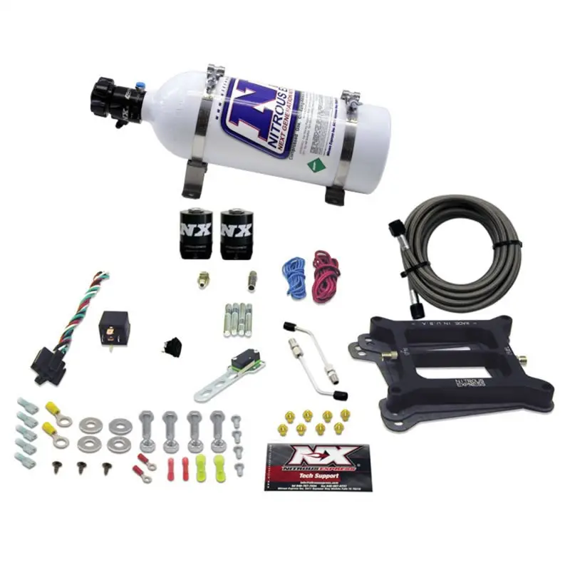 Nitrous Express Nx 4150 Nitrous System – 100–500 Hp Alcohol-Compatible Kit With 5-Lb Bottle 1