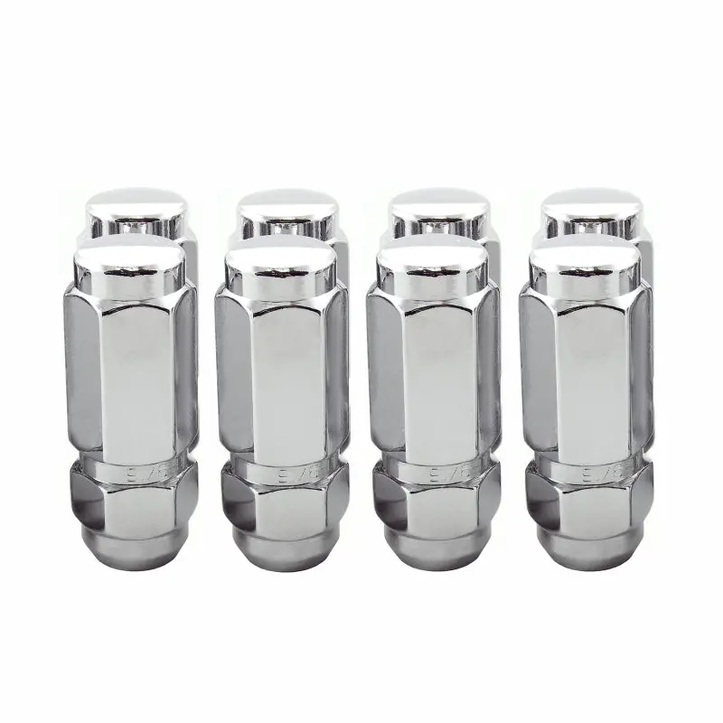 Mcgard Hex Lug Nut (Cone Seat / Duplex) 9/16-18 / 7/8 Hex / 2.5In. Length (8-Pack) - Chrome 1