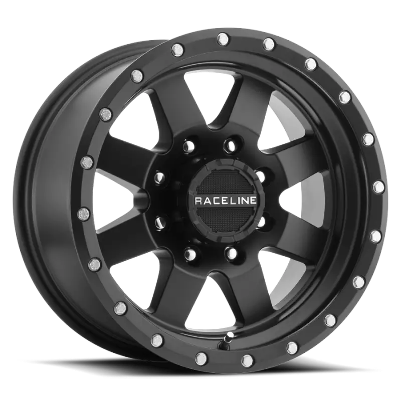 Raceline Defender 15X8 Satin Black Wheel – 6X139.7 Bolt Pattern, -24Mm Offset, 107.95Mm Center Bore 1