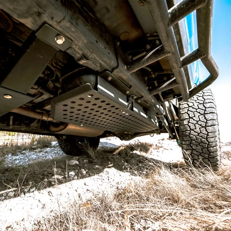 Cali Raised Fuel Tank Skid Plate For 2015–2024 Toyota 4Runner – Powder-Coated Steel 1