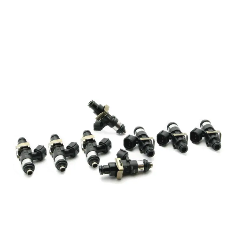 Deatschwerks Bosch Ev14 Fuel Injectors – 48Mm/11Mm, 220 Lb/Hr, Set Of 8 (Universal Fit) 1