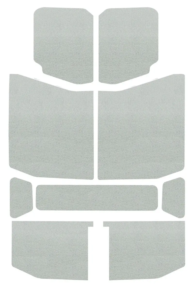 Dei Boom Mat Headliner Sound Deadening Kit – 9-Piece White Set For 2018–2023 Jeep Wrangler Jl 4-Door 1