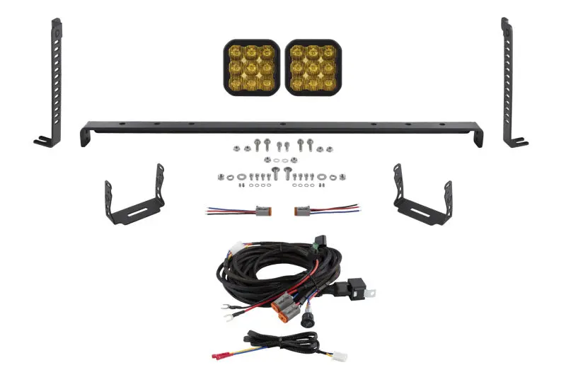 Diode Dynamics Ss5 Stealth Grille Led Kit For 2014–2023 Toyota 4Runner – 2-Pod Sport Yellow Driving Lights 1