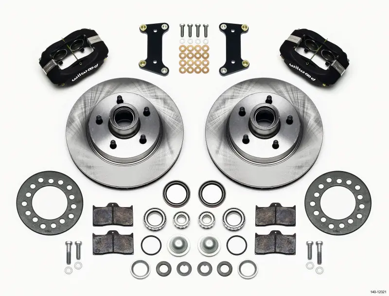 Wilwood Forged Dynalite Front Brake Kit With 11.88" Rotor & Hub For 1941–1956 Buick Models 1