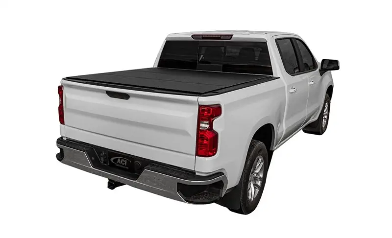 Access Lomax Tri-Fold Truck Bed Cover For 2015–2019 Chevrolet/Gmc 2500/3500 – 6'6" Standard Bed, Black Finish 1