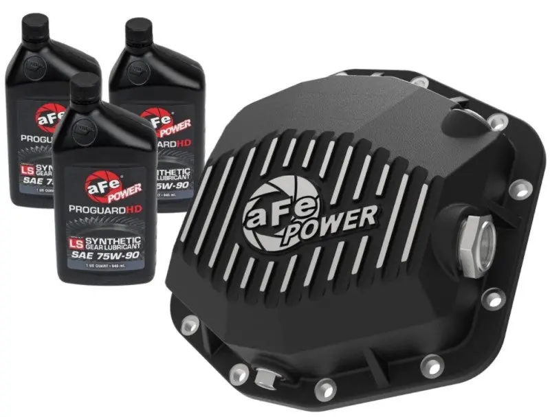 Afe Power Street Series Differential Cover – Black Anodized With Machined Fins For 2021+ Ford Bronco (Dana M220) 1