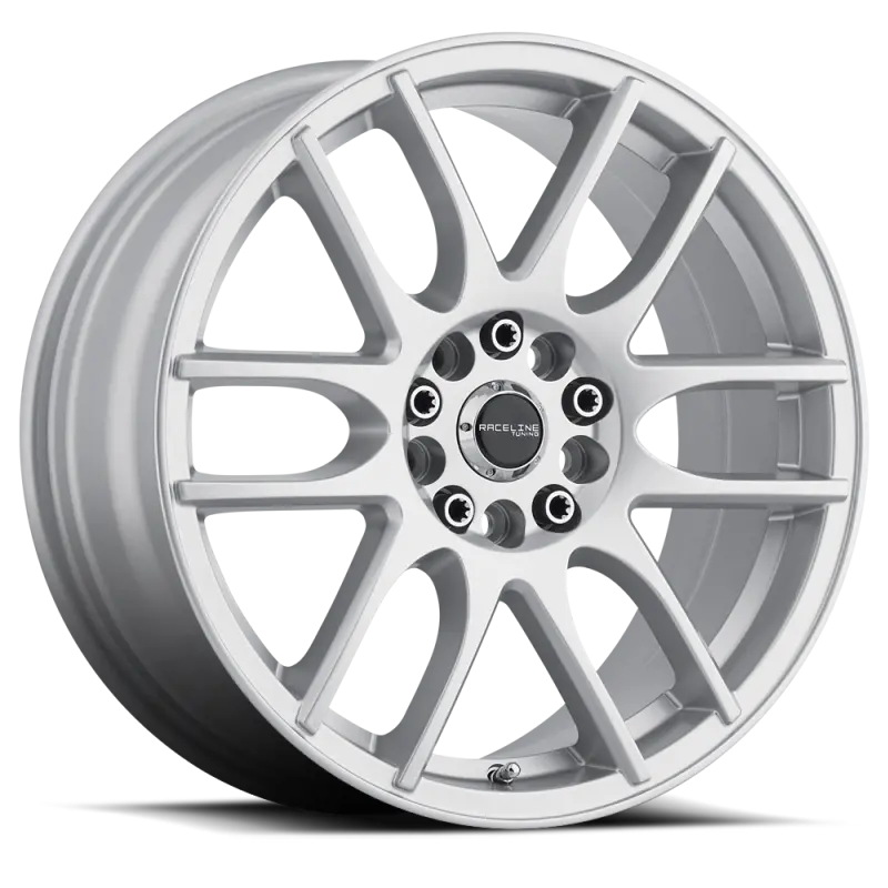Raceline Mystique Gloss Silver Wheel – 18X7.5", 5X100/5X114.3, 42Mm Offset, 72.62Mm Bore 1