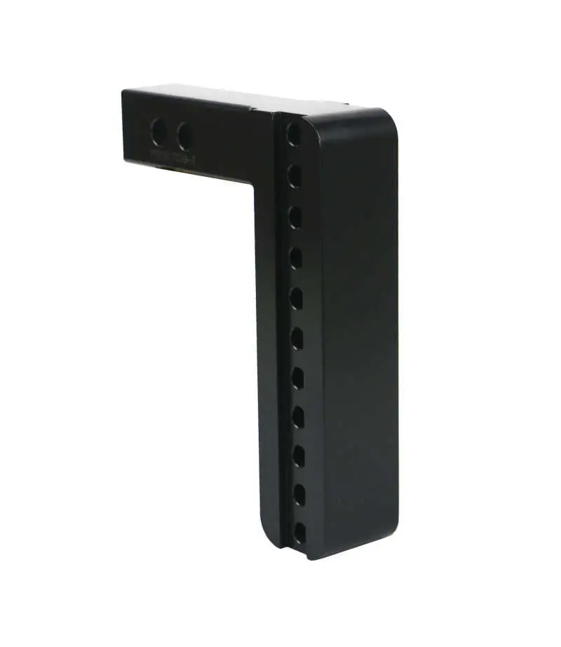 Weigh Safe Adjustable Drawbar – 8-Inch Drop, 2-Inch Shank, Black Cerakote Coating 1