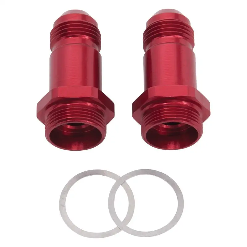 Russell Performance -8 An Red Carburetor Adapter Fittings (Pack Of 2) 1