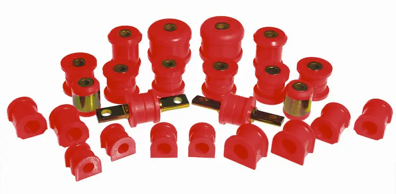 Prothane Total Suspension Bushing Kit In Red For 2001–2003 Honda Civic 1